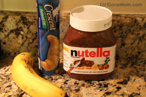 Nutella Banana Croissants | GirlGoneMom.com