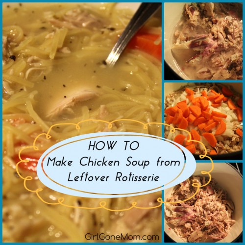 How to Make Chicken Noodle Soup from Leftover Rotisserie Chicken