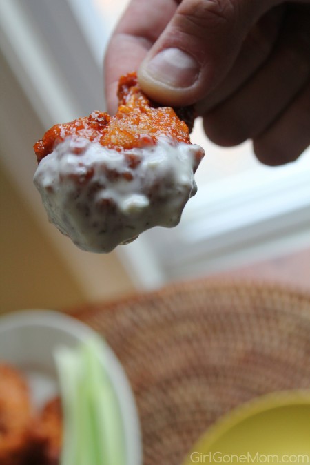Tyson Hot Wings with Celery Blue Cheese Dip #GameTimeHero #CollectiveBias #ad