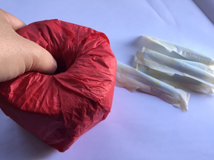 DIY Wrapped toilet paper 