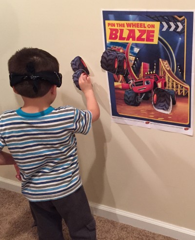 Blaze and the Monster Machines party games