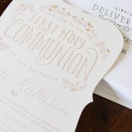 Beautiful First Holy Communion Invitations from Tiny Prints